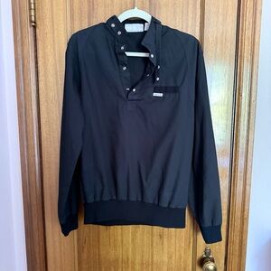 Jordan Christopher Vintage 80s/90s Men's Black Thin Pullover Jacket Size L